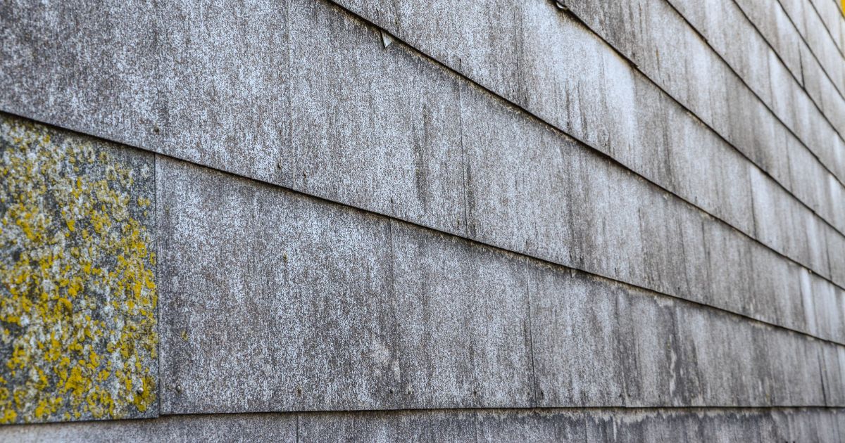 Asbestcement gevelbedekking