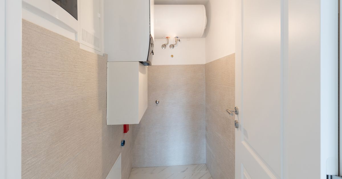 Horizontale warmtepompboiler.