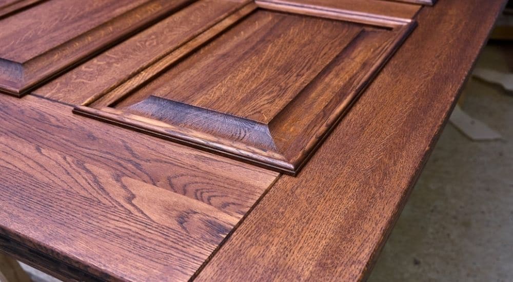 Houten deur originele staat.