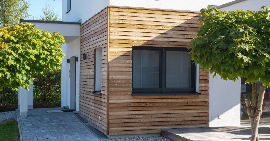 houten gevelbekleding huis 