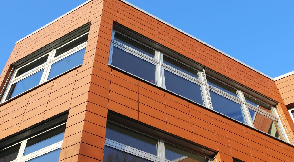 Kunststof gevel appartement
