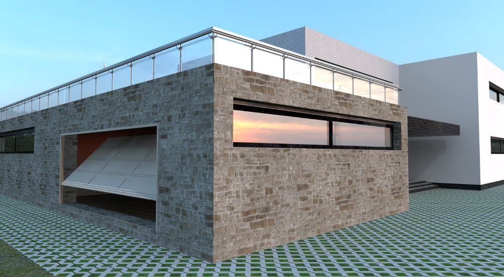 Leien gevelbekleding