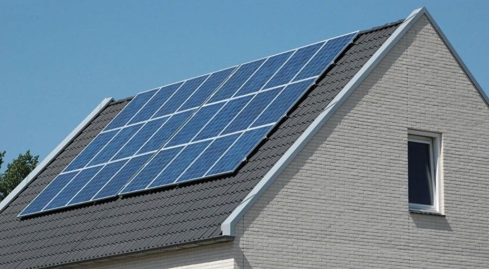 SunPower zonnepanelen op een dak