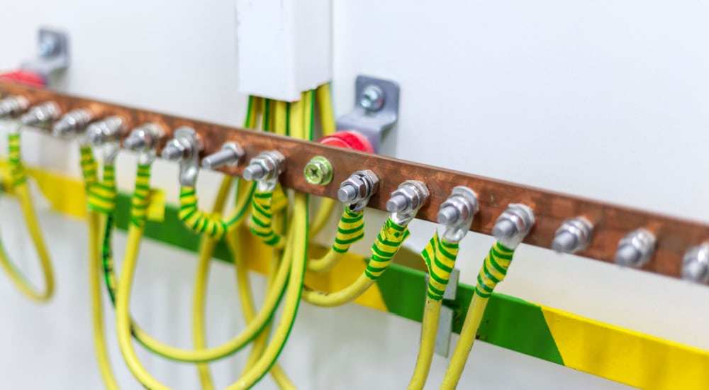 Aarding van de badkamer.