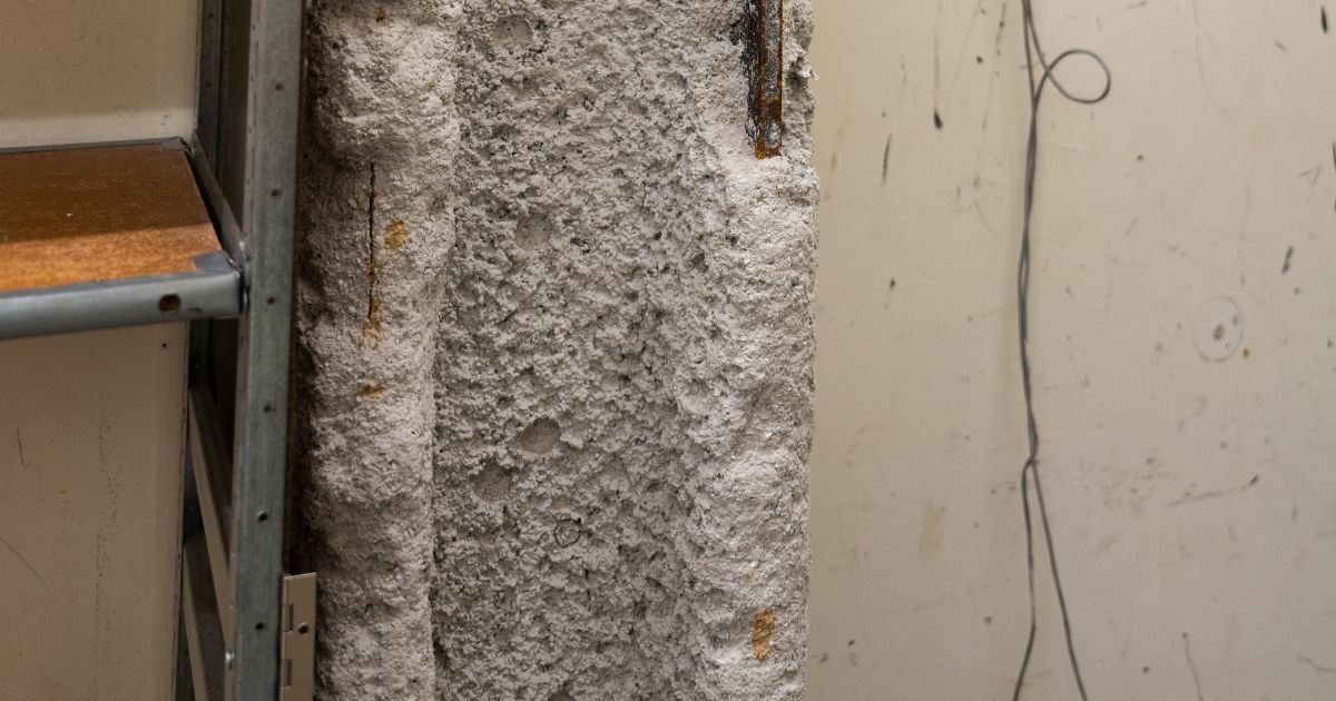 Spuitasbest isolatie