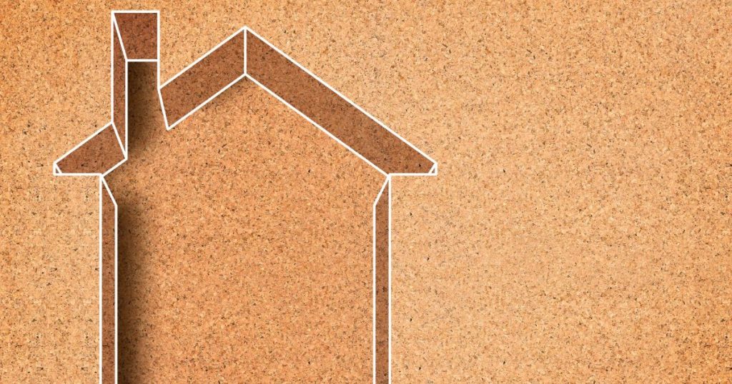 huis logo in spuitkurk