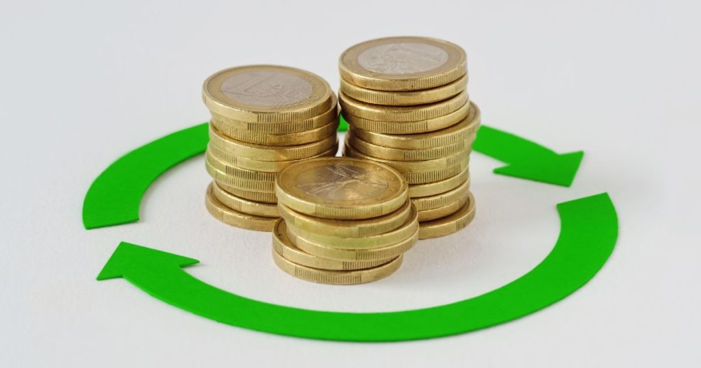 Terugverdientijd visueel uitgedrukt.