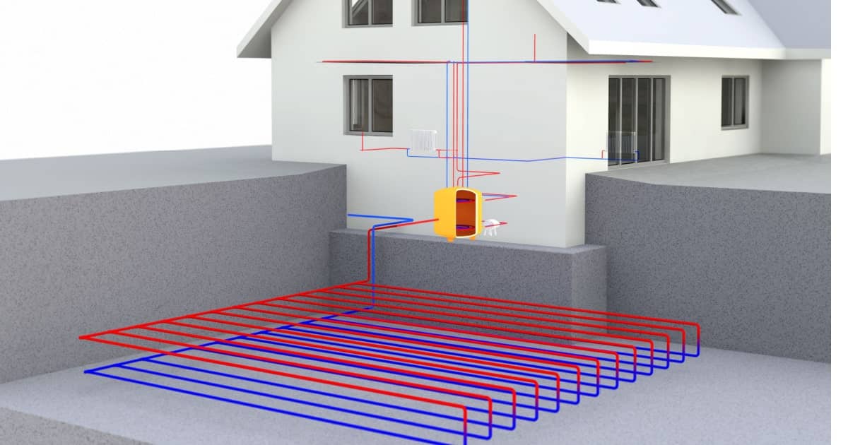Vloerverwarming warmtepomp