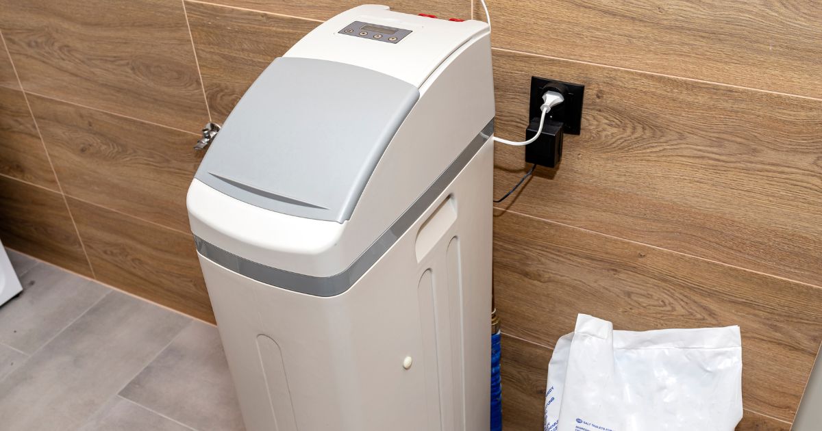 Waterontharder met elektriciteit