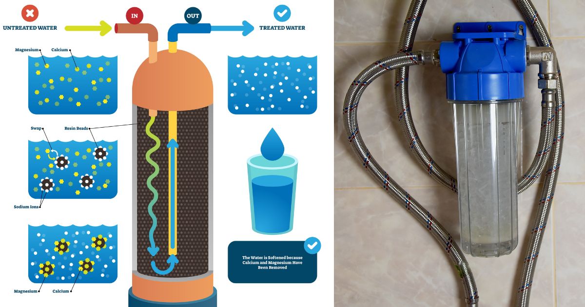 Waterontharder zonder elektriciteit: werking