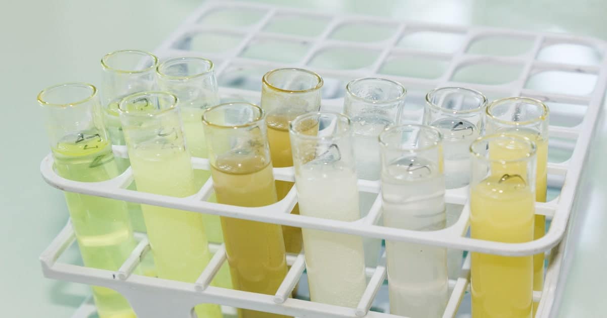 asbeststalen om te testen op asbest