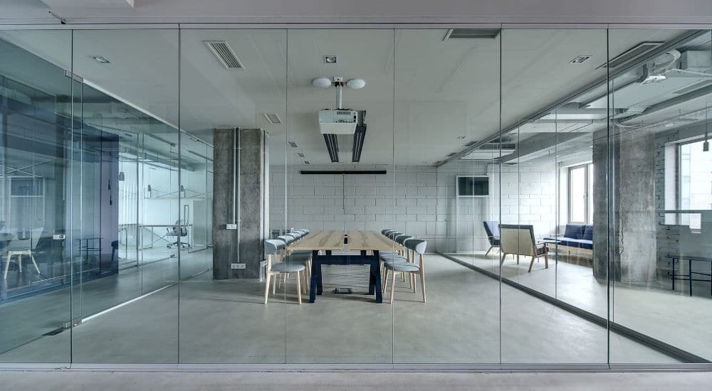 Binnendeuren met glas.