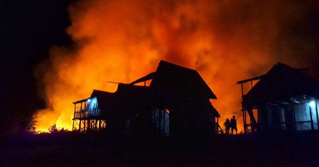 Asbest komt vrij bij huisbrand 