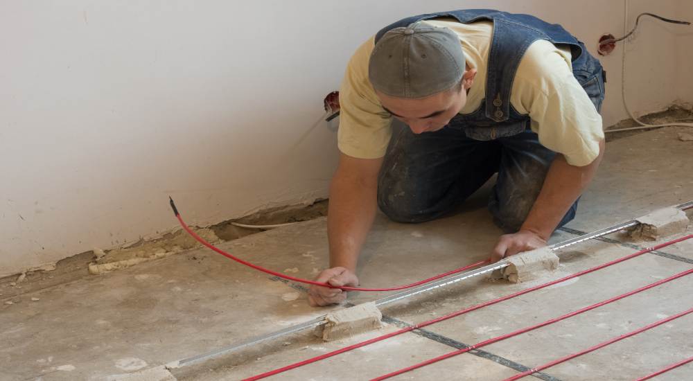 elektrische vloerverwarming