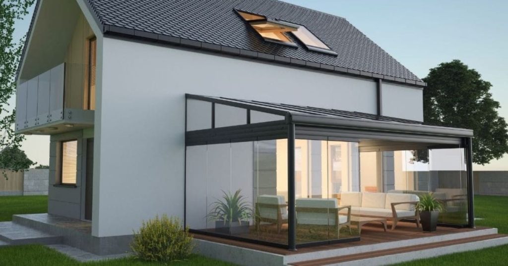 Klassieke glazen serre