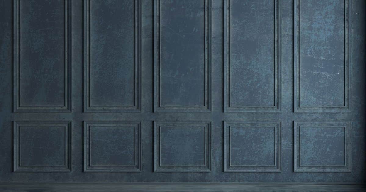 Asbest lambrisering in goede staat