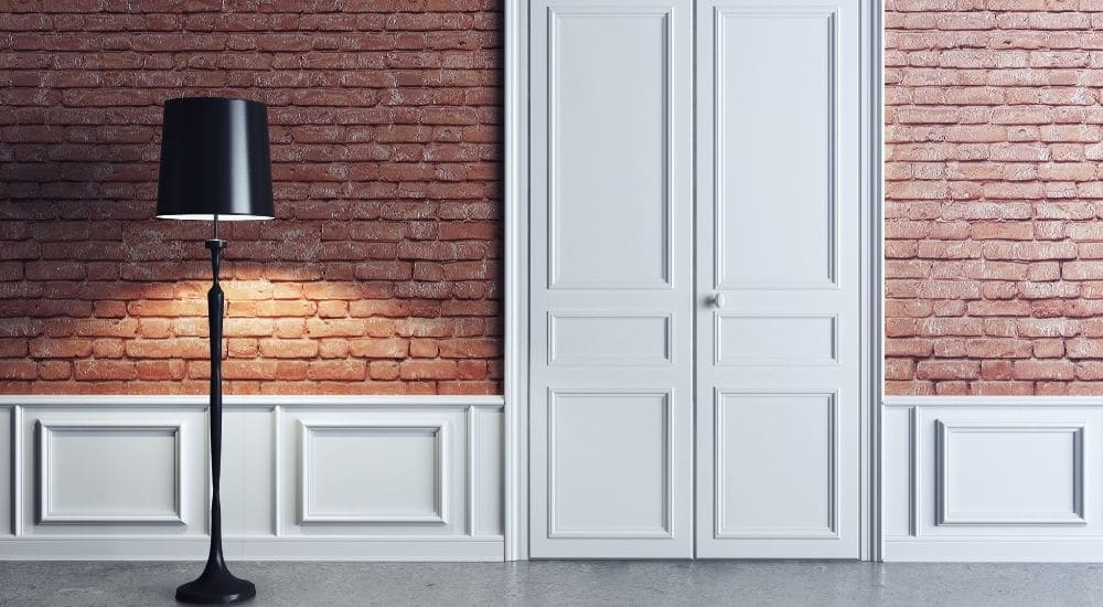 Massieve binnendeur.