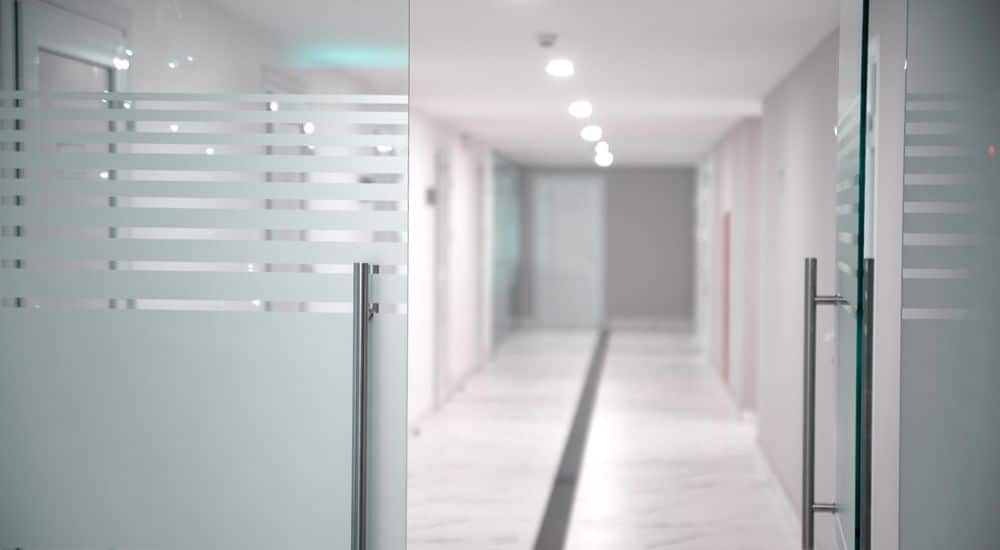 Prachtige deur helder glas.