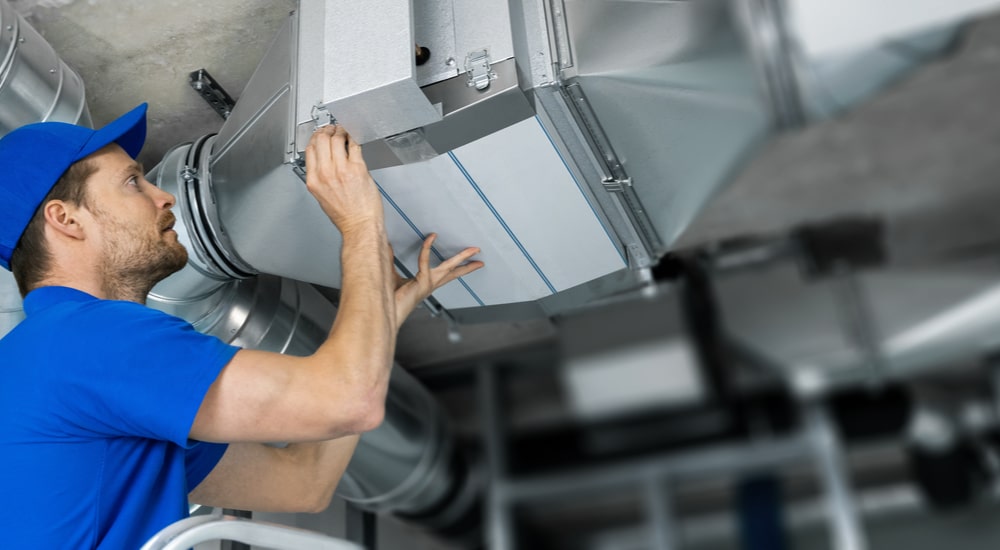 Ventilatie met warmteterugwinning.