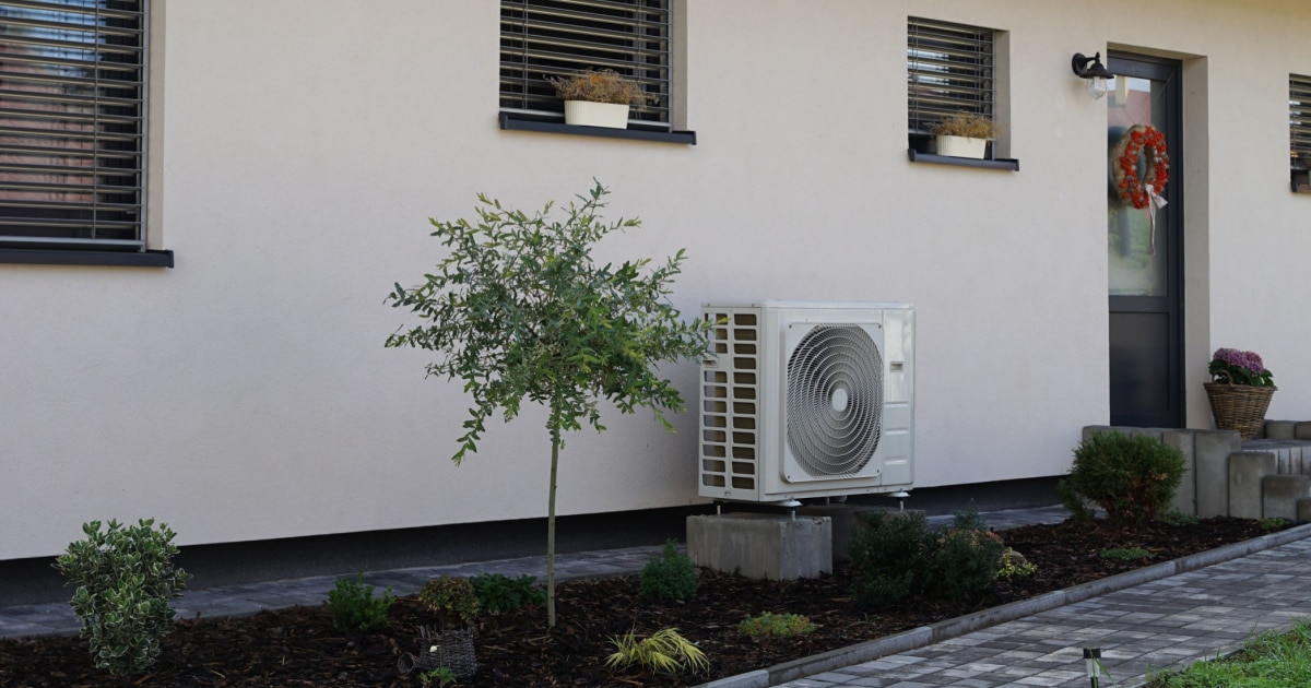 Warmtepomp met buitenunit