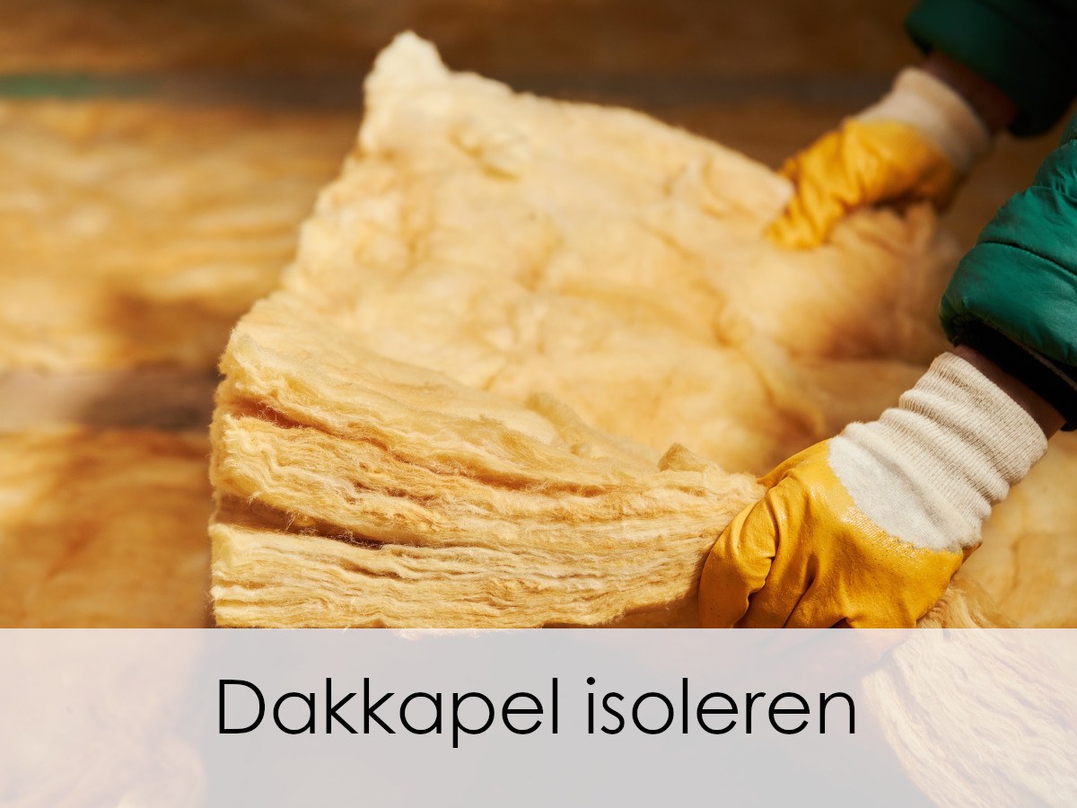 isolatiemateriaal voor dakkapel