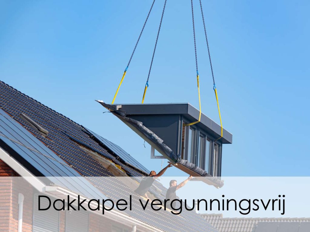 dakkapel vergunningsvrij