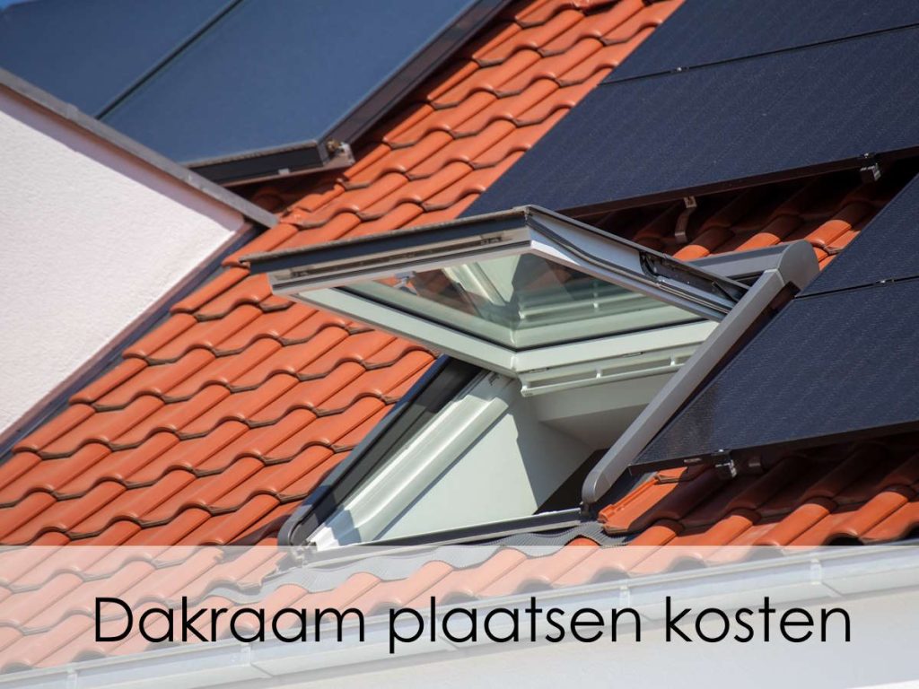 open dakraam op het dak