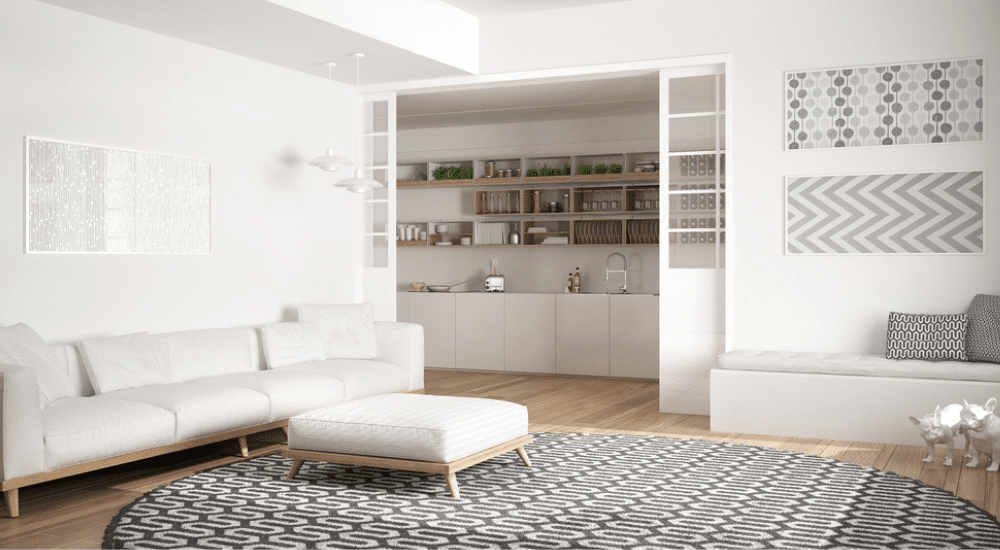 Dubbele schuifdeur woonkamer