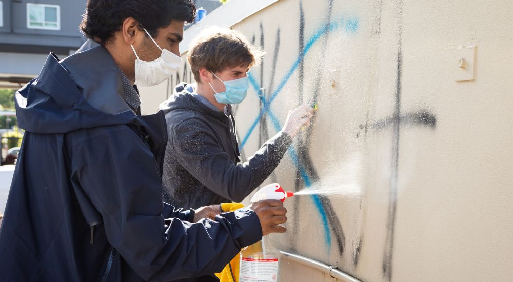 Graffiti verwijderen