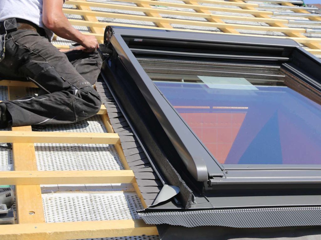 installatie van een dakraam
