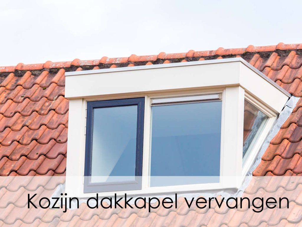 kozijnen van dakkapel vervangen