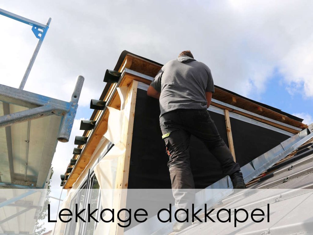 lekkage aan dakkapel repareren
