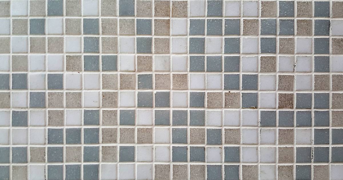 voorbeeld van dunne voegen met dunne tegels