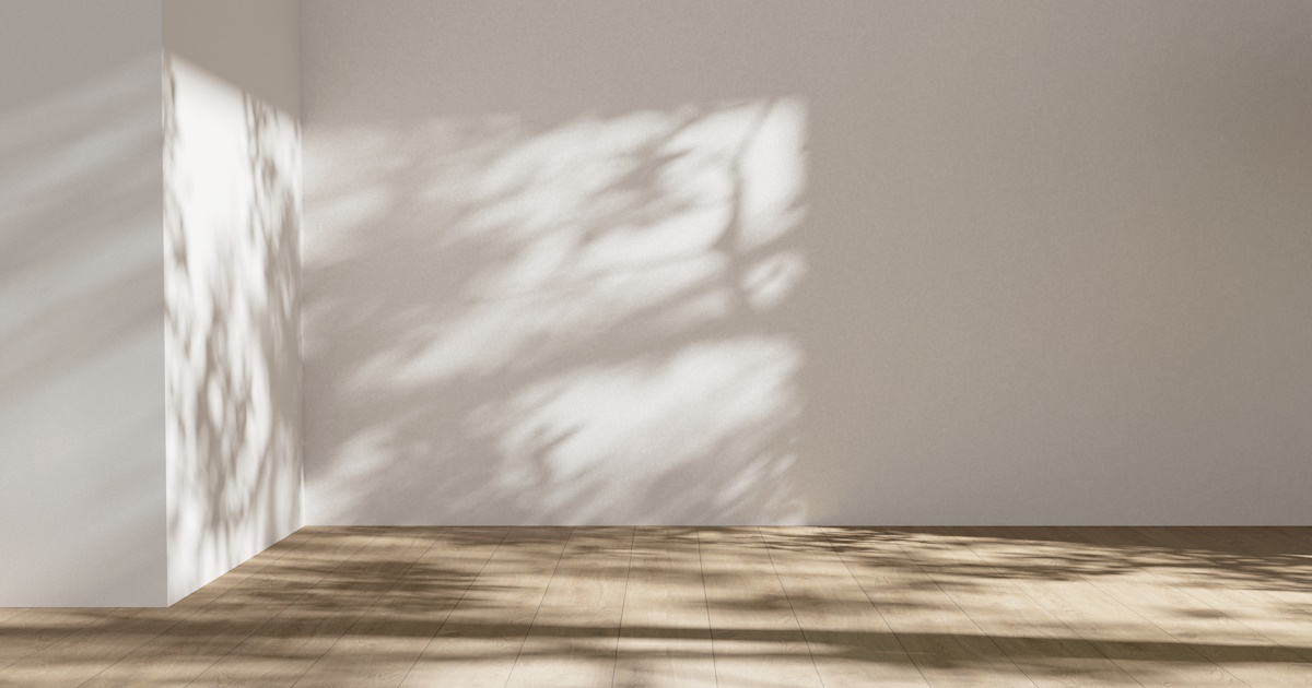 Gestucte muren passen goed bij een moderne woning.