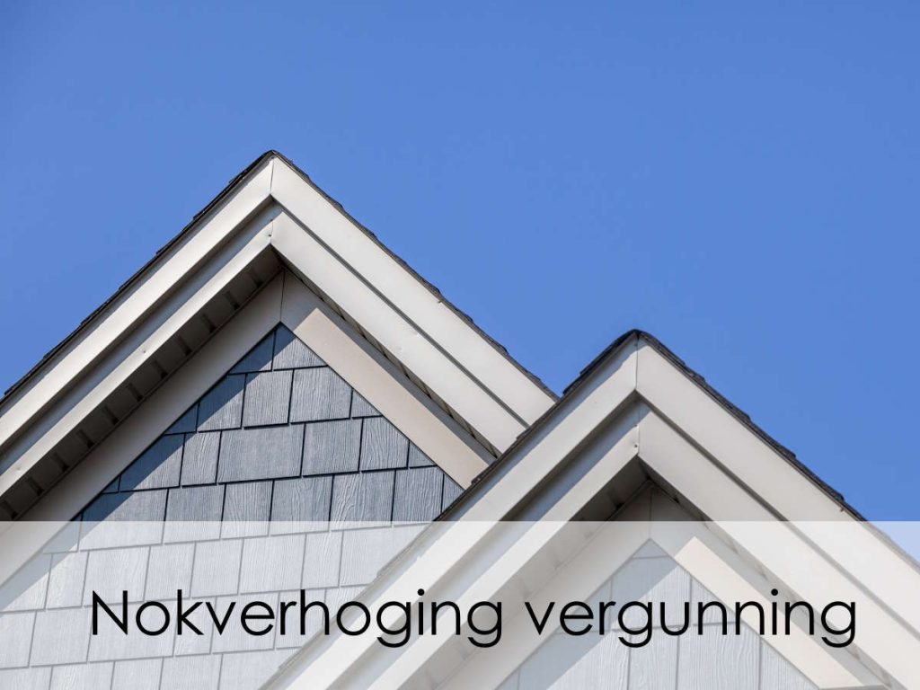 nokverhoging op dak van woning