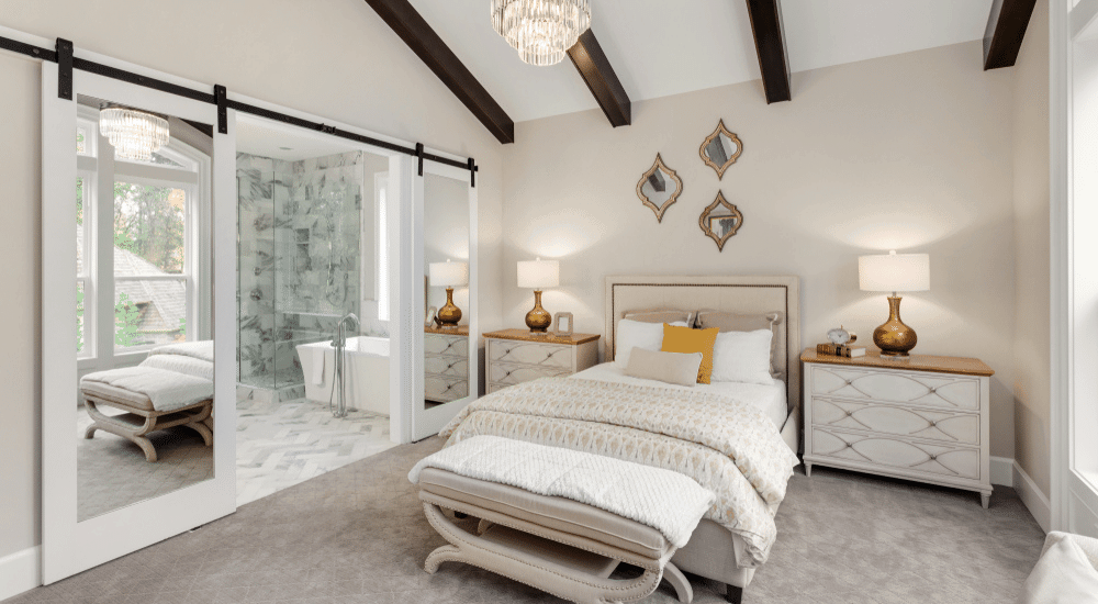 Schuifdeur badkamer spiegel