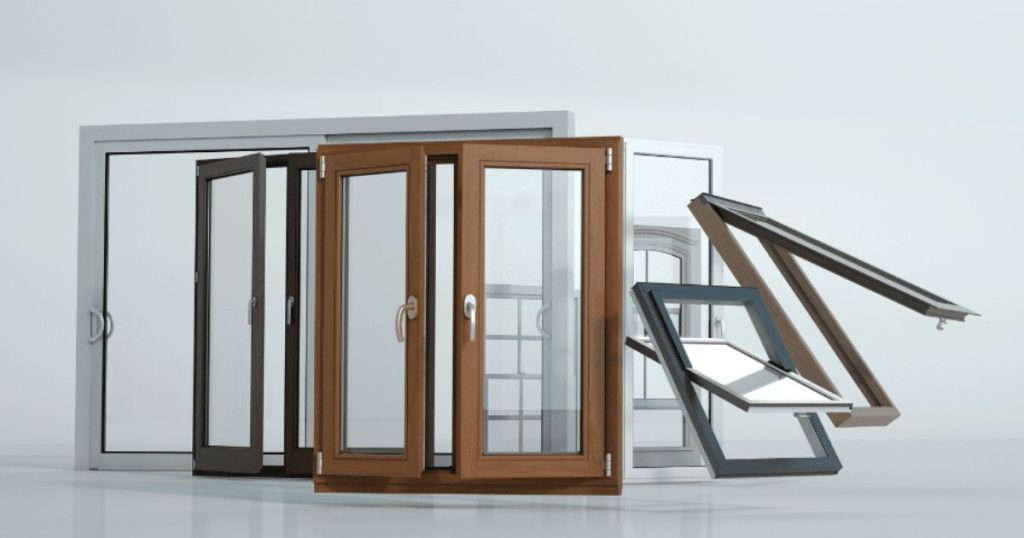 Deuren en kozijnen met glas erin